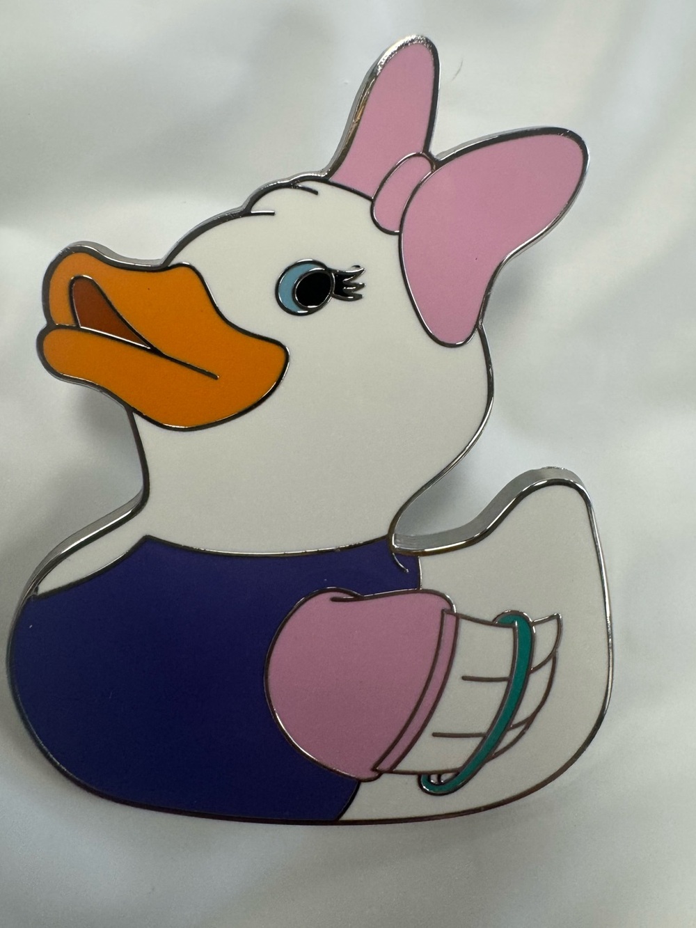 Disney Daisy Duck as rubber ducky. Ducks of Disney Mystery Collection (Series 1
